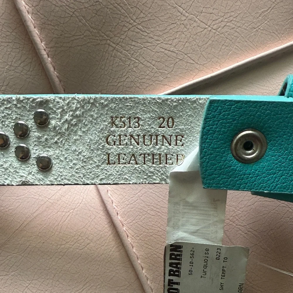 Turquoise Studded Belt